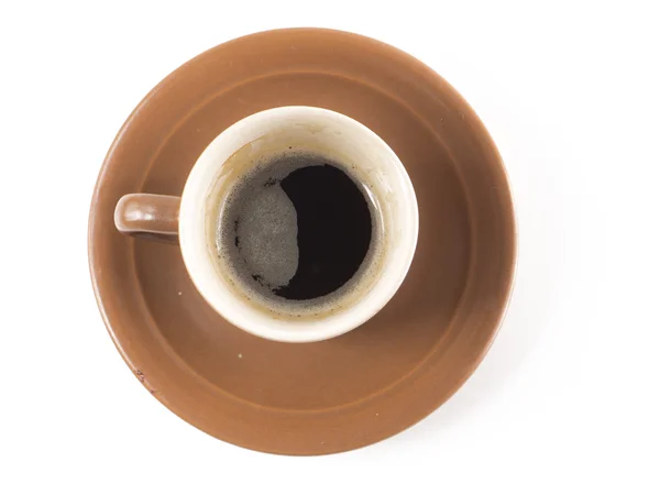 Tasse à café brun — Photo