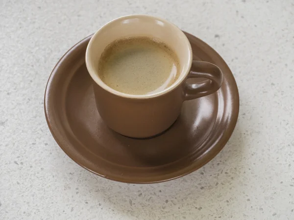 Taza de café marrón — Foto de Stock