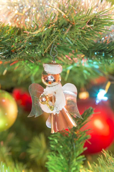 Beautiful glass balls on Christmas Tree — Stock Photo, Image