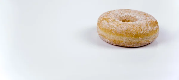 Fresh isolated donuts on white background — Stock Photo, Image