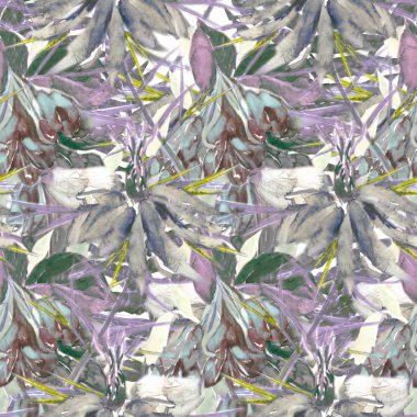 Suluboya yaz çayır çiçek