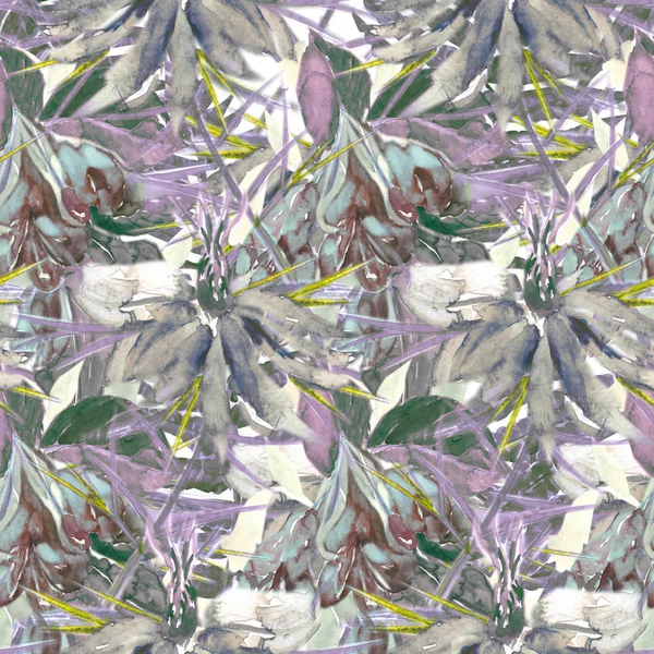 Suluboya yaz çayır çiçek