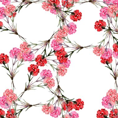 Kırmızı karanfil Wreather