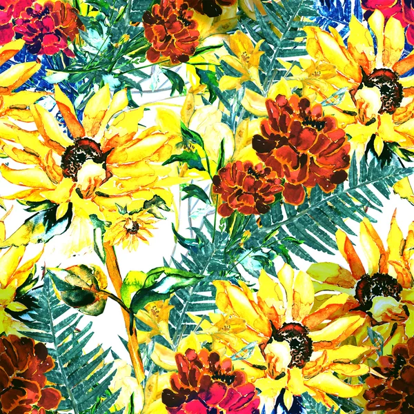 Krásné letní květiny — Stock fotografie