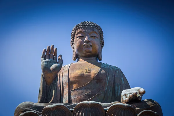 Big Buddha, Landmark Nong ping, Hong Kong — Stok fotoğraf