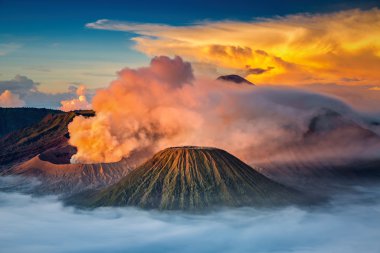 Mt.Bromo Tengger Semeru Milli Parkı, Doğu Java, Endonezya