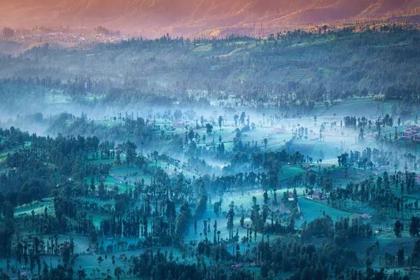 Cemoro lawang vesnice na mount Bromo v Bromo tengger semeru nat — Stock fotografie