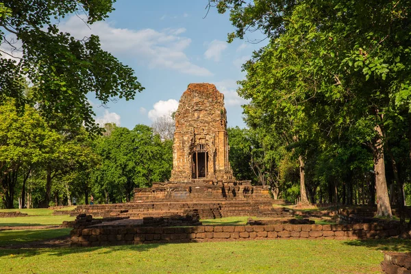 Ruin Pagoda Prang Srithep Archaeological Site Srithep Ancient Town Petchaboon — Stock Photo, Image