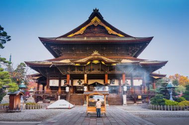 Zenkoji Temple, Nagano, JAPAN.  clipart