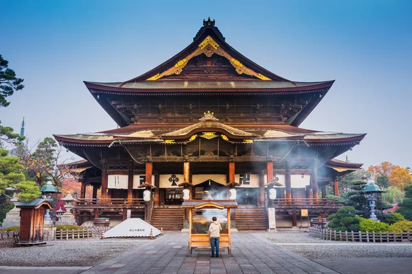 Zenkoji chrám, Nagano, Japonsko. — Stock fotografie