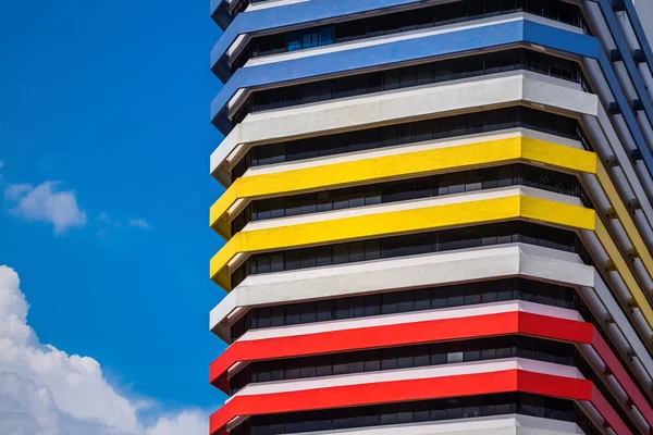 Colourful modern building facade — Stock Photo, Image