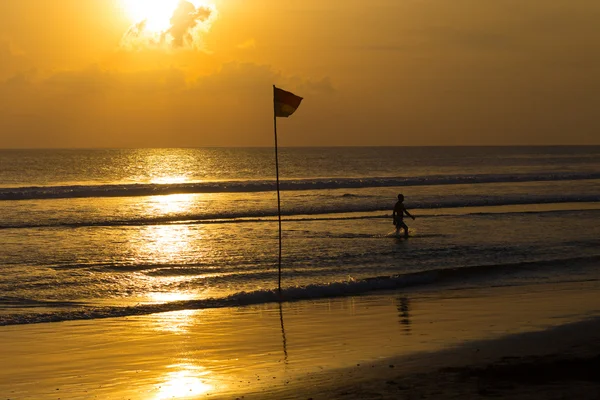 Sonnenuntergang am Meer — Stockfoto