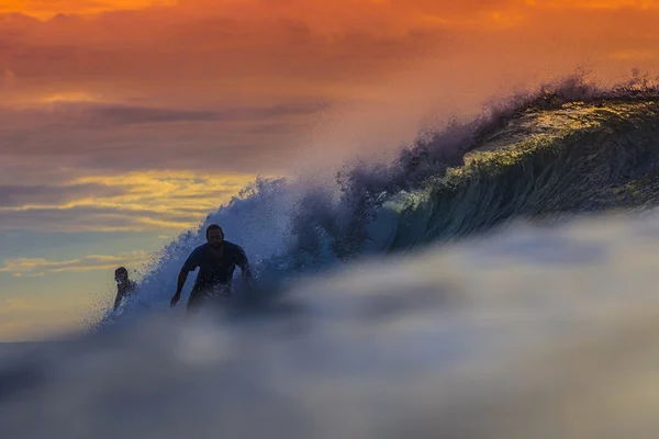 Onda oceânica colorida — Fotografia de Stock