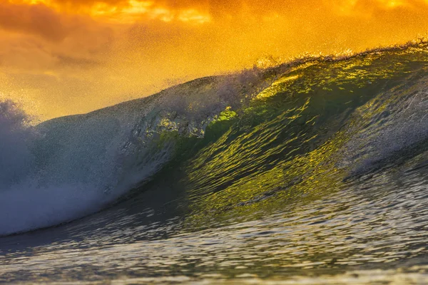 Onda oceânica colorida — Fotografia de Stock