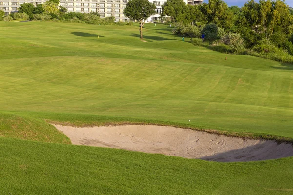 Beautiful View of Green Golf Field — Stock Photo, Image