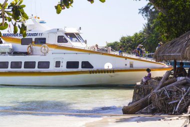 Gili Adaları, Endonezya - 22 Mart: Lombok ve Bali Adaları arasında küçük tropik adalar Gili Adaları vardır.