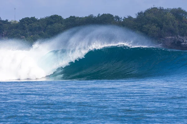 Oceano onda azul — Fotografia de Stock