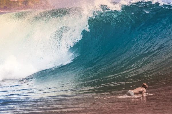 Ocean Blue Wave — Fotografie, imagine de stoc