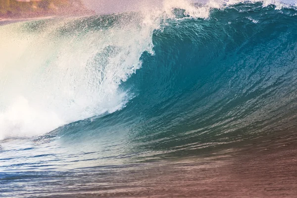 Oceano onda azul — Fotografia de Stock