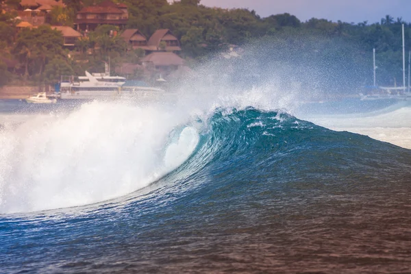 Oceano onda azul — Fotografia de Stock