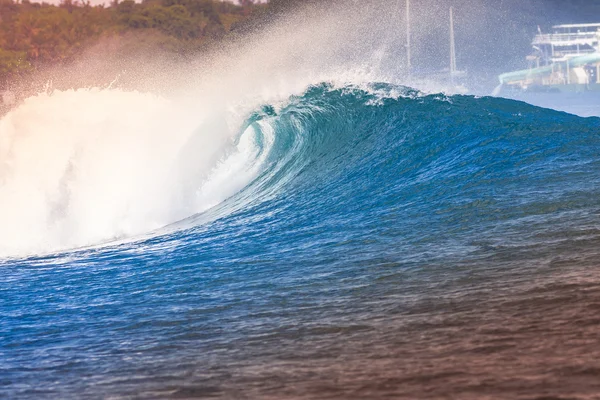 Oceano onda azul — Fotografia de Stock