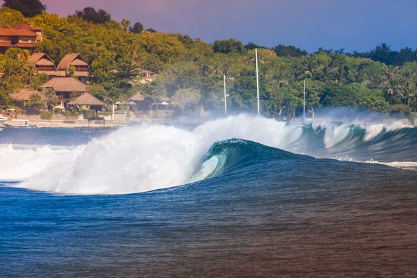 Oceano onda azul — Fotografia de Stock