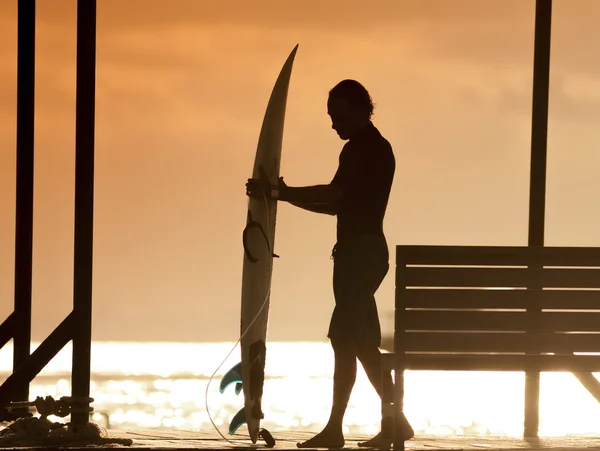 Escena del atardecer del barco pescador —  Fotos de Stock