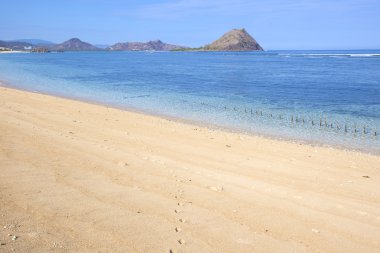 Tropikal plaj, Sumbawa, Endonezya.
