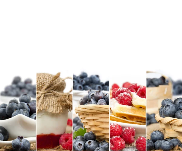 Berry mix segmenten — Stockfoto