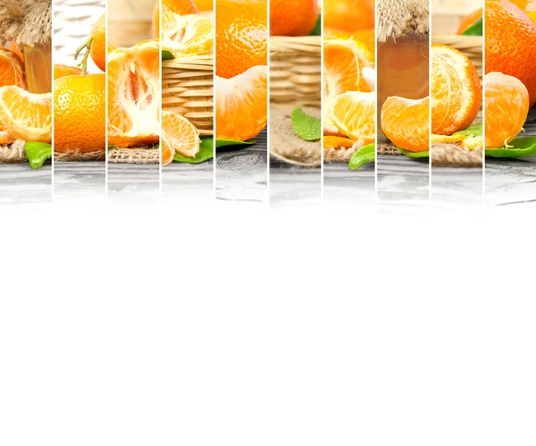 Tangerine Mix Slices — Stock Photo, Image