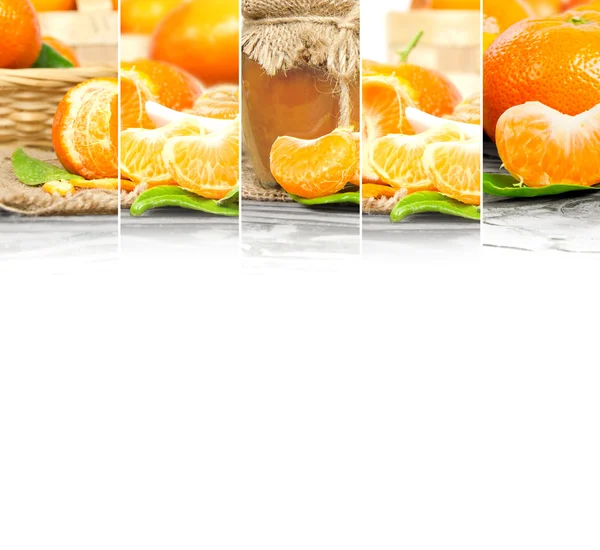 Tangerine Mix Slices — Stock Photo, Image