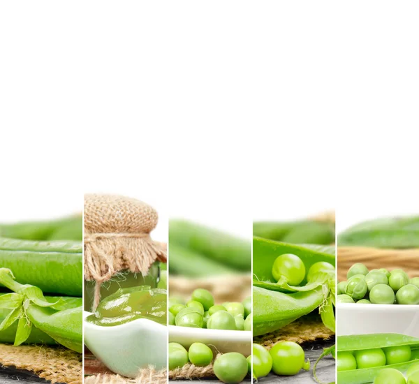 Pea Mix Slices — Stock Photo, Image