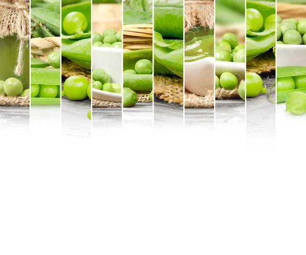 Pea Mix Slices — Stock Photo, Image