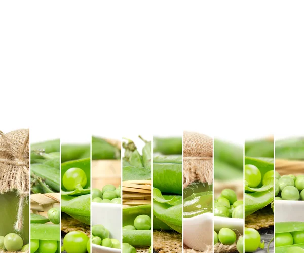 Pea Mix Slices — Stock Photo, Image