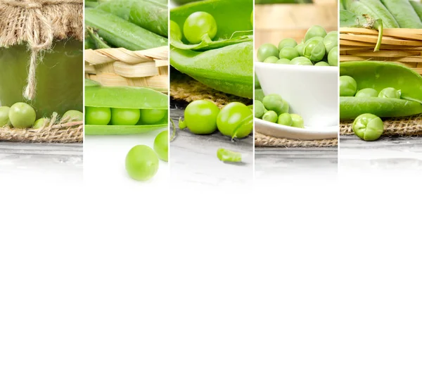 Pea Mix Slices — Stock Photo, Image