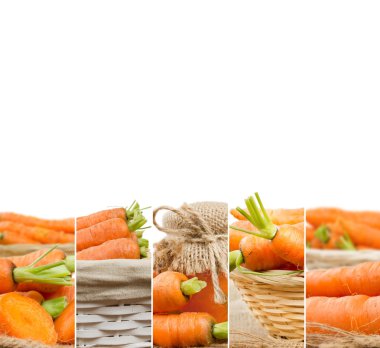 Havuç karışımı dilimleri