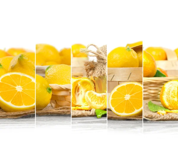 Rodajas de mezcla de limón — Foto de Stock