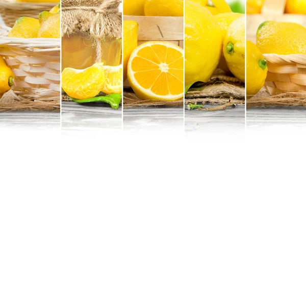 Fette di mix di limone — Foto Stock