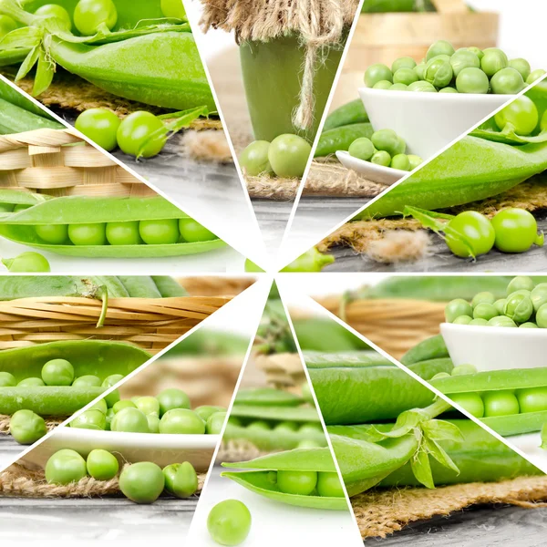 Pea Mix Slices — Stock Photo, Image