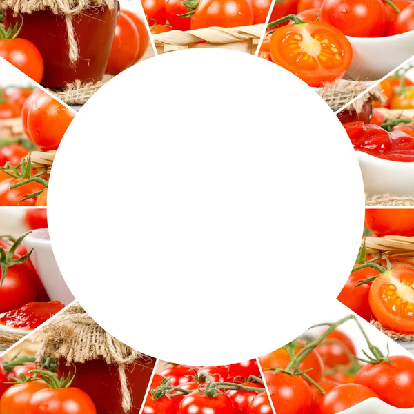Rebanadas de mezcla de tomate —  Fotos de Stock
