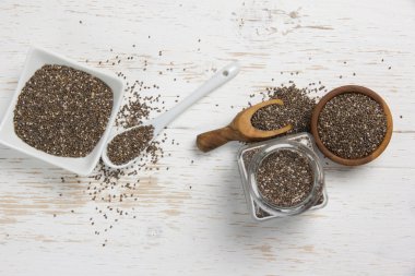 Chia tohum yığınları