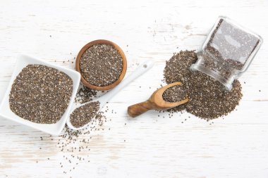 Chia tohum yığınları