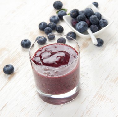 İçki ile Blueberies