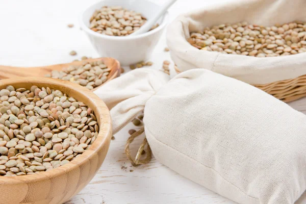 Mercimek tohum yığınları