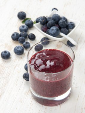 İçki ile Blueberies