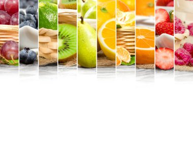 Meyve karışımı çizgili