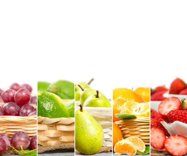 Fruit Mix strepen — Stockfoto