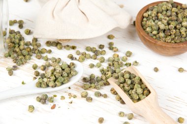 Yeşil biber kümeler