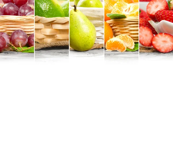 Pruhy Mix ovoce — Stock fotografie