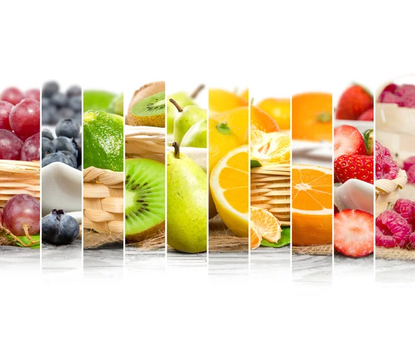 Gyümölcs Mix csíkok — Stock Fotó